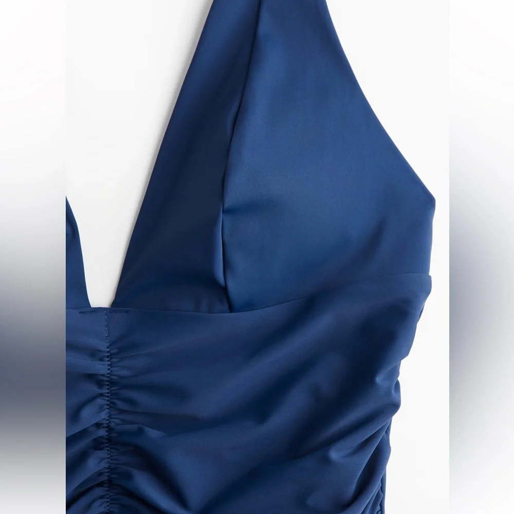 NWT Blue One-Piece Swimsuit - Picture 5 of 7